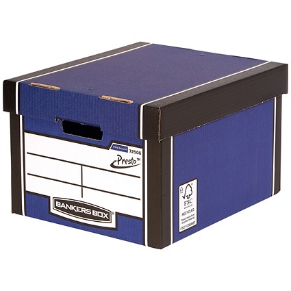 Bankers Box Premium Classic Box Blue (Pack of 5)