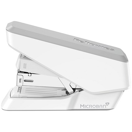 Fellowes LX860 Half Strip Stapler, Capacity 40 Sheets, White