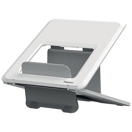 Fellowes Breyta Laptop Riser, Adjustable Height and Tilt, White Fellowes Breyta Laptop Riser, Adjustable Height and Tilt, White