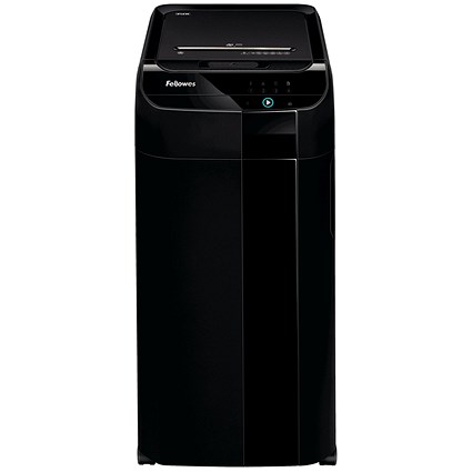Fellowes Automax 450C Auto Feed Cross-Cut Shredder, Black