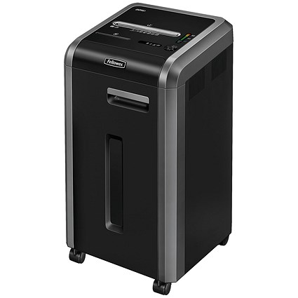 Fellowes Powershred 225Ci P-4 Cross Cut Shredder, 60 Litres - Get Fellowes Powershred LX220 P-4 Mini-Cut Shredder, 30 Litres Free