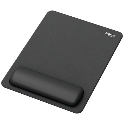 Fellowes Breyta XL Mouse Pad Wrist Rest Black