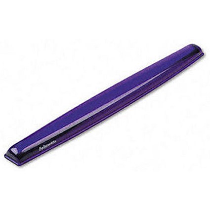 Fellowes Crystal Gel Keyboard Wrist Rest, Purple