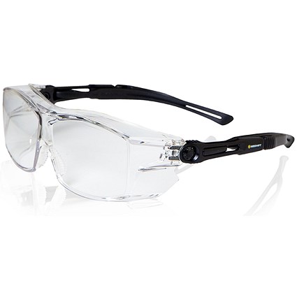 Beeswift H60 Ergo Temple Cover Spectacles Clear Beeswift H60 Ergo Temple Cover Spectacles Clear