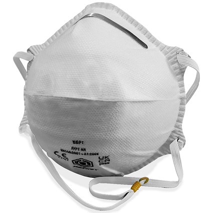Beeswift P1 Mask, White, Pack of 20