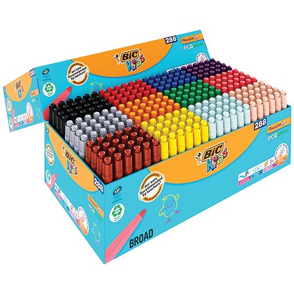 Bic Kids Visacolour Colouring Pens XL Assorted (Pack of 288)