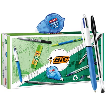 Bic Personal Stationery 9 Piece Kit with Reusable Box