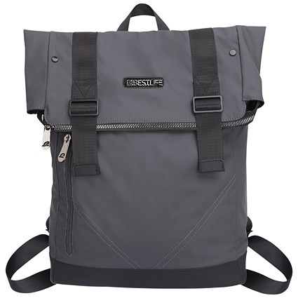 BestLife LA Minor Laptop Backpack, For up to 15.6 Inch Laptops, Grey