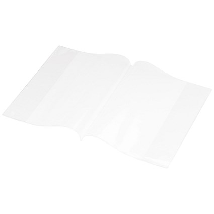 Bright Ideas PVC Book Cover Clear A5 250 Micron (Pack of 10)