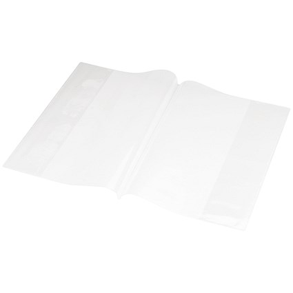 Bright Ideas PVC Book Cover, Clear, A4, 250 Micron, Pack of 10