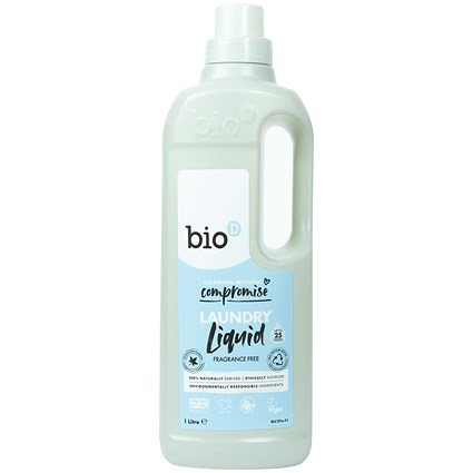 Bio-D Fragrance Free Laundry Liquid, 1 Litre