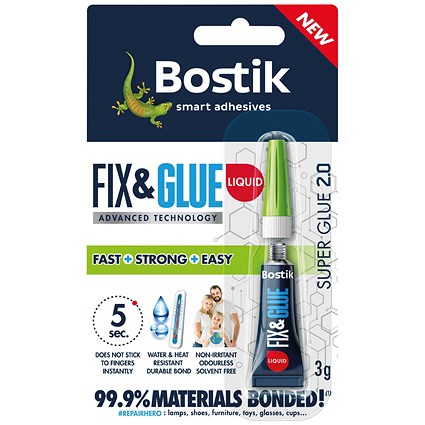 Bostik Fix and Glue Liquid 3g