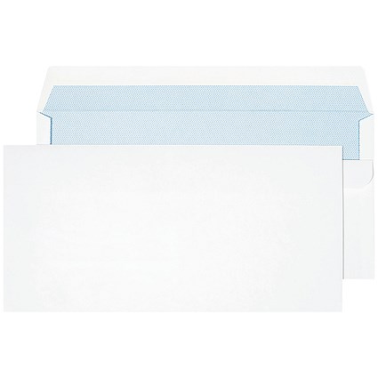 Blake PurelyEveryday Dl 90gsm Self Seal White Envelopes (Pack of 50)