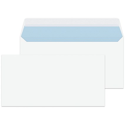 Blake Everyday DL Wallet Envelope Plsl Wht Pack of 250