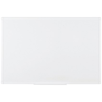 Bi-Office Maya Antimicrobial Magnetic Whiteboard, Lacquered Steel Surface, White Aluminium Frame, 1200x900mm