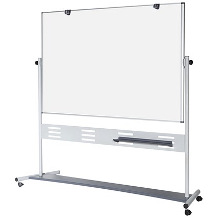 Bi-Office Evolution Magnetic Revolver Mobile Whiteboard, 1500x1200mm