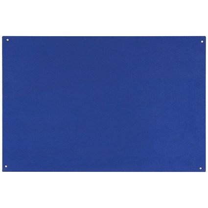 Bi-Office Unframed Noticeboard, 1175x875mm, Blue