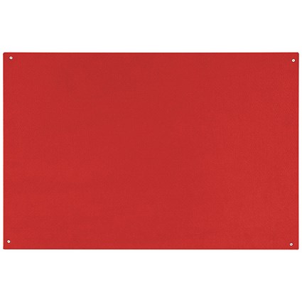 Bi-Office Unframed Noticeboard, 1175x875mm, Red Bi-Office Unframed Noticeboard, 1175x875mm, Red