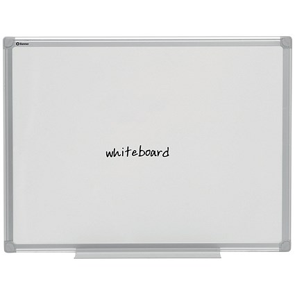 Bi-Office Maya Non-Magnetic Drywipe Whiteboard 600x450mm