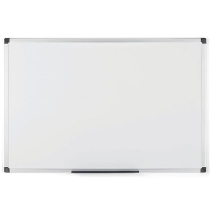 Bi-Office Maya Non-Magnetic Drywipe Whiteboard 2400x1200mm