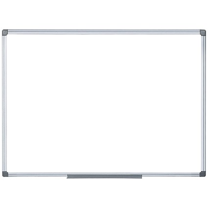 Bi-Office Slim Display System Double-Sided Magnetic Whiteboard, 1200x900mm Bi-Office Slim Display System Double-Sided Magnetic Whiteboard, 1200x900mm