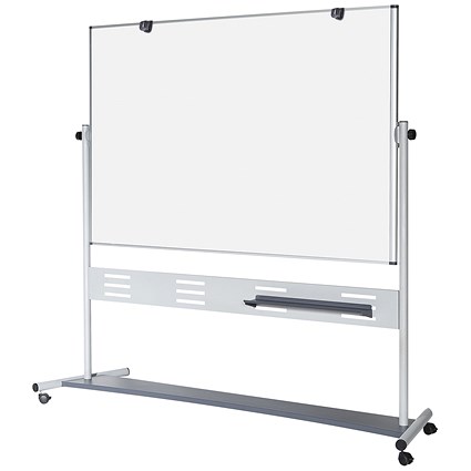 Bi-Office Revolver Plus Magnetic Mobile Whiteboard, 1500x1200mm