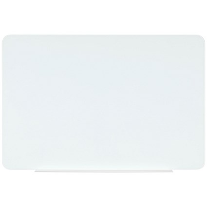 Bi-Office Magnetic Glass Drywipe Board, 1200x900mm, White