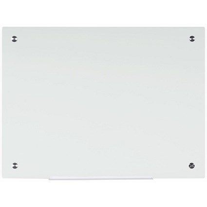 Bi-Office River Magnetic Glass Board, 1200x900mm, White Bi-Office River Magnetic Glass Board, 1200x900mm, White