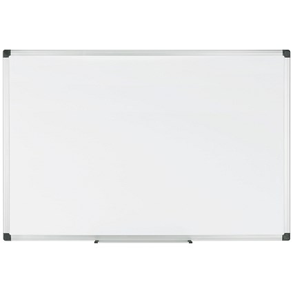 Bi-Office Maya Magnetic Whiteboard, Aluminium Frame, 1200x900mm