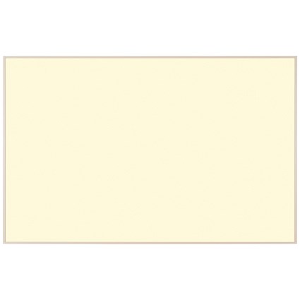 Bi-Office Writing Magnetic Board 1500x1000mm Halo Oatmeal