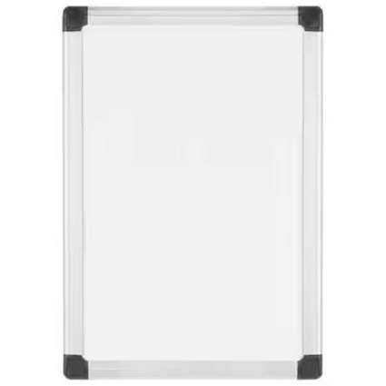 Bi-Office Maya Double Sided Non-Magnetic Whiteboard, Plain/Gridded, A4