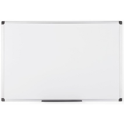 Bi-Office Maya Lacquered Steel Magnetic Whiteboard, 450x300mm Bi-Office Maya Lacquered Steel Magnetic Whiteboard, 450x300mm