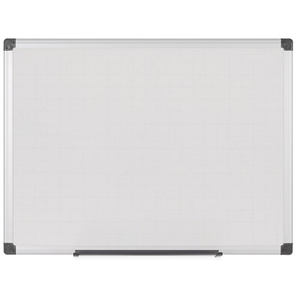 Bi-Office Maya Drywipe Double-Sided Board, Plain/Gridded, 1200x1200mm Bi-Office Maya Drywipe Double-Sided Board, Plain/Gridded, 1200x1200mm