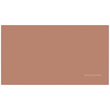 Bi-Office Loop Magnetic Lacquered Steel Surface Frameless board 2400x1000mm Chestnut