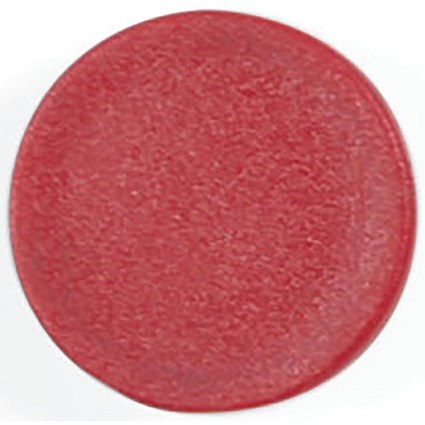 Bi-Office Round Magnets 10mm Red Pack of 10