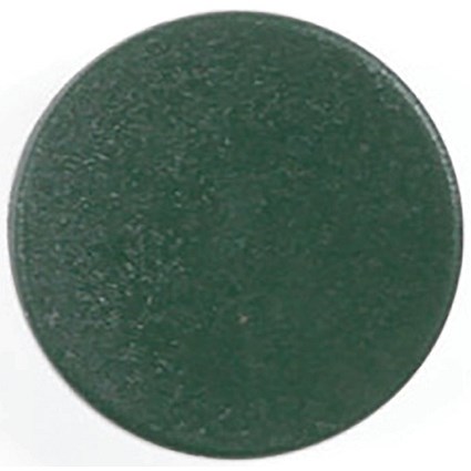 Bi-Office Round Magnets 10mm Green Pack of 10