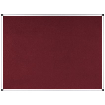 Bi-Office Noticeboard 1200x900mm Burgundy