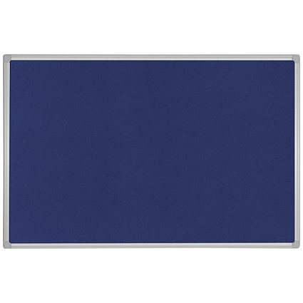 Bi-Office Aluminium Trim Board, 1200x900mm, Blue
