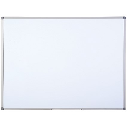 Bi-Office Whiteboard, Aluminium Frame, 1200x900mm