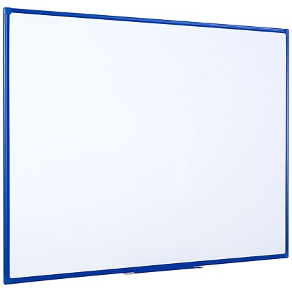 Bi-Office Maya Double Sided Non-Magnetic Gridded Whiteboard, Blue Frame, 900x600mm Bi-Office Maya Double Sided Non-Magnetic Gridded Whiteboard, Blue Frame, 900x600mm