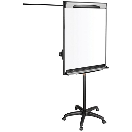 Bi-Office Mobile Magnetic Flipchart Easel, 700x1000mm
