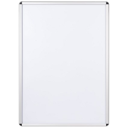 Bi-Office Curled Snap Display Frame, A0, Aluminium Plastic Corners