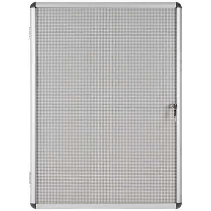Bi-Office Enclore Combonet Display Case, 9xA4, Aluminium Frame