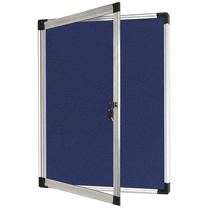 Bi-Office External Display Case, 670x934mm, Blue