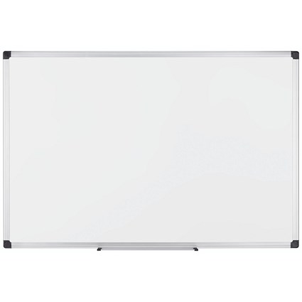 Bi-Office Maya Enamel Magnetic Whiteboard, 900x600mm Bi-Office Maya Enamel Magnetic Whiteboard, 900x600mm