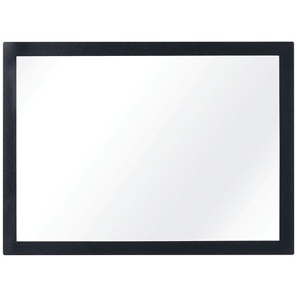 Bi-Office Magnetic Document Holder, A4, Black, Pack of 5