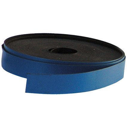Bi-Office Magnetic Strip, 10mmx5m, Blue Bi-Office Magnetic Strip, 10mmx5m, Blue