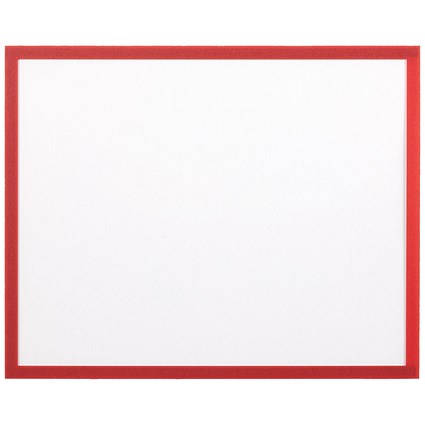 Bi-Office Magnetic Document Holder, A4, Red, Pack of 5 Bi-Office Magnetic Document Holder, A4, Red, Pack of 5