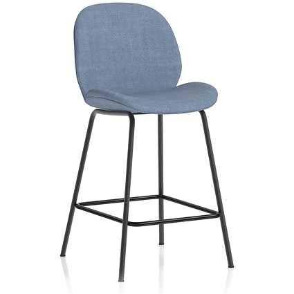 Brayford Bistro High Stool - Ocean Blue