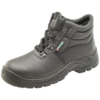 4 D-Ring Mid Sole Safety Boot, Black, 8